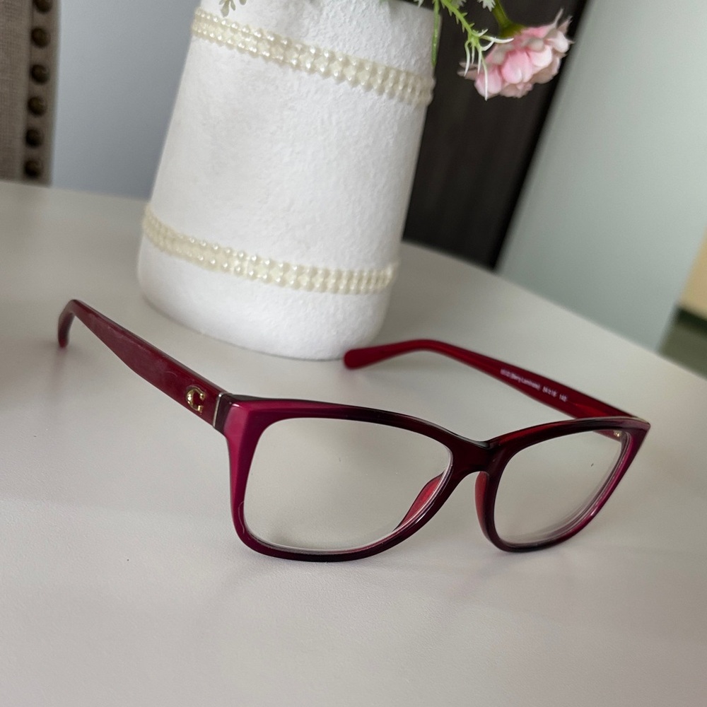 Coach Burgundy Women's Glasses